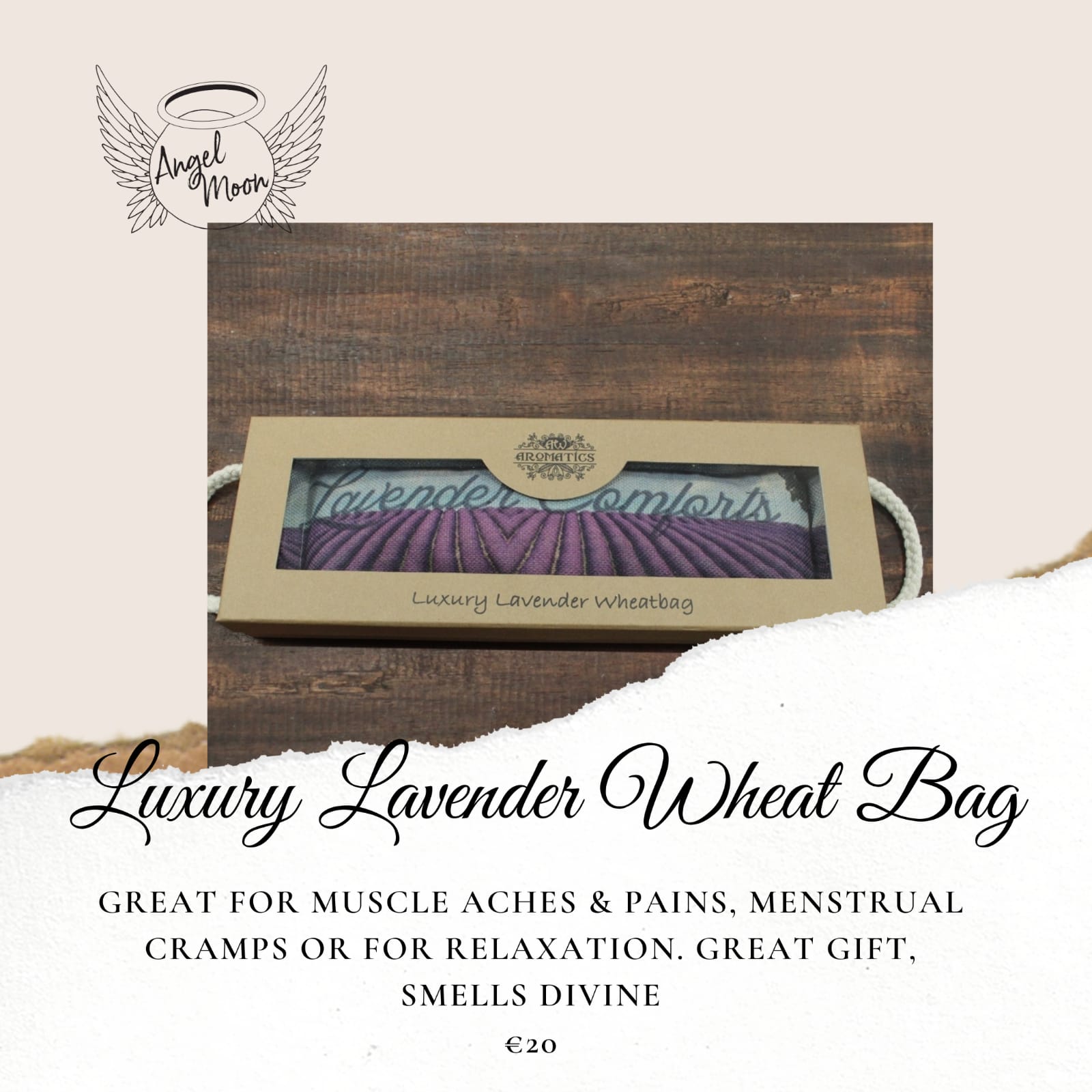 luxury lavender wheat bag luxury lavender wheat bag